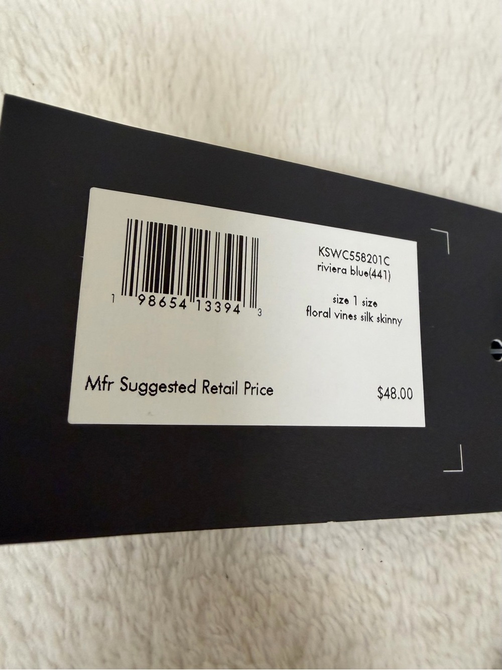 Kate Spade Silk Bag Scarf - Picture 6 of 6